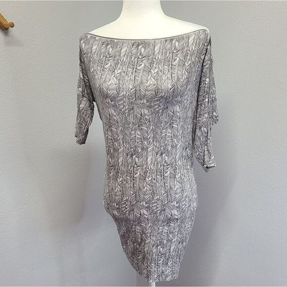Armani Exchange Leaf Boho Zipper Dress size S - Picture 3 of 9
